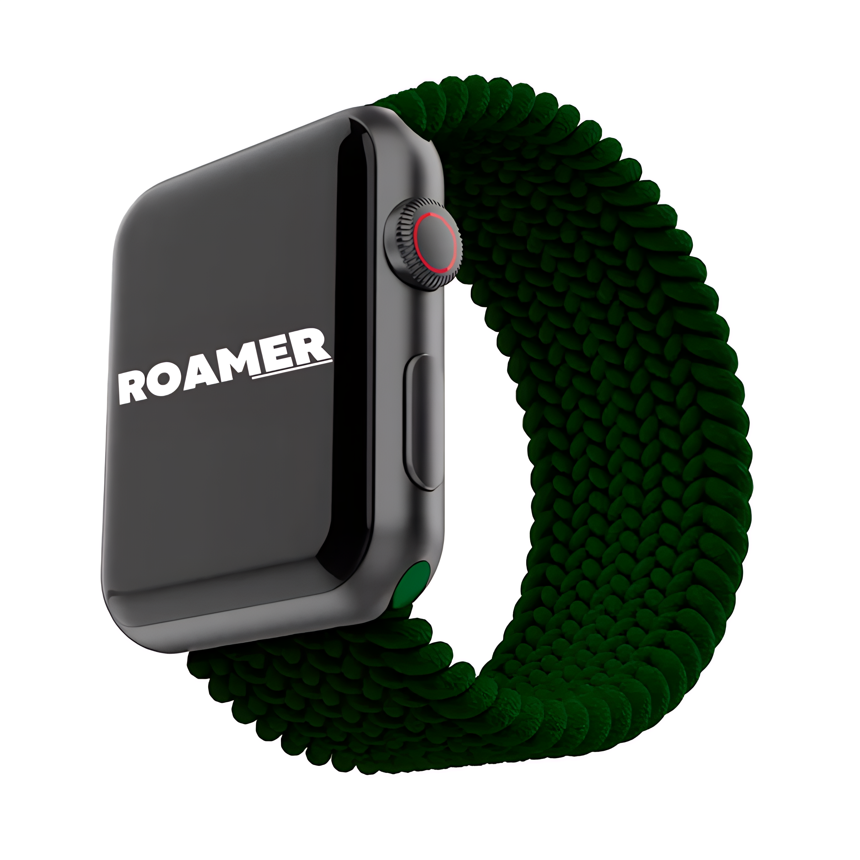 Braided Solo Loop | Forest Green