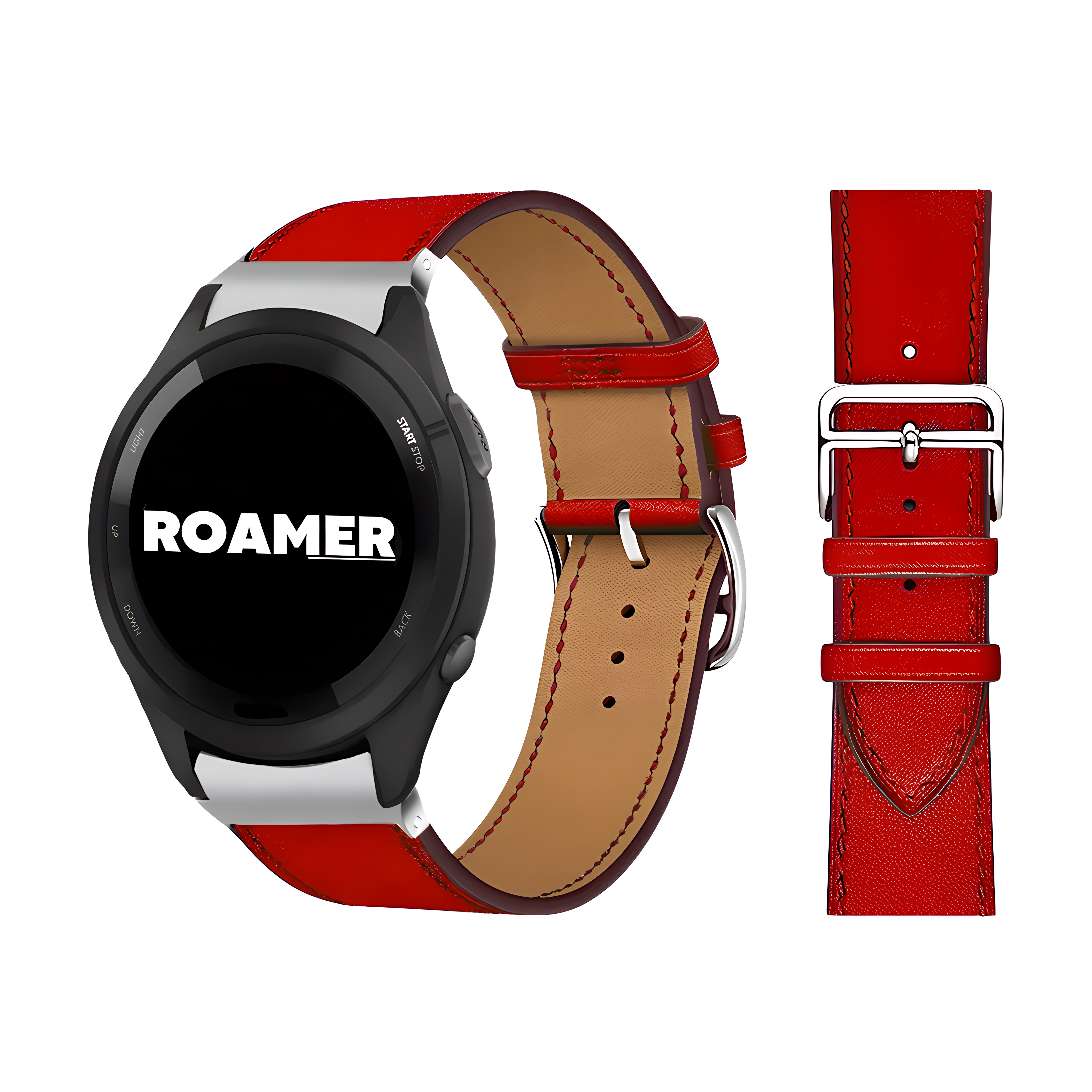 Garmin Leather Band | Red