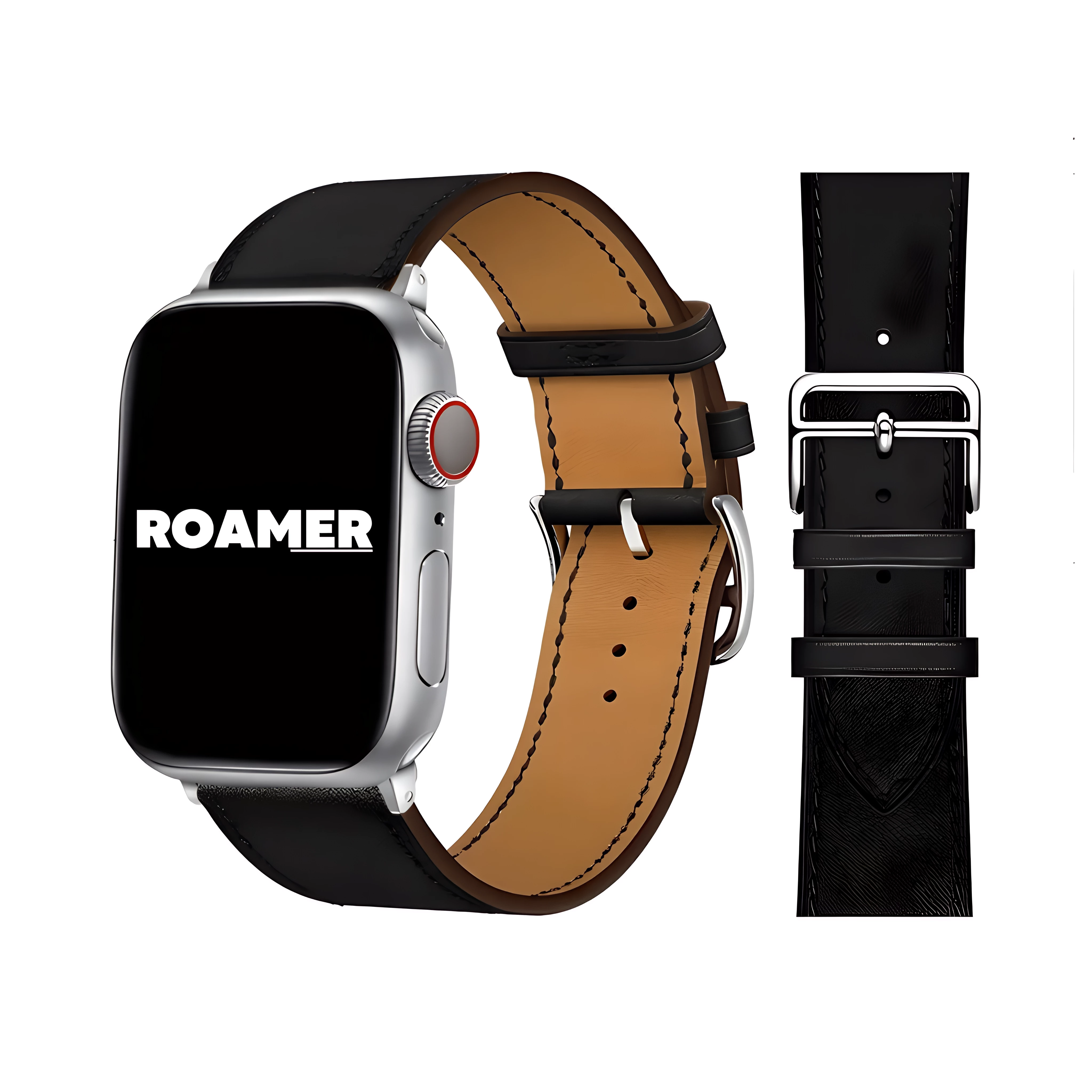 Leather Classic Buckle | Black