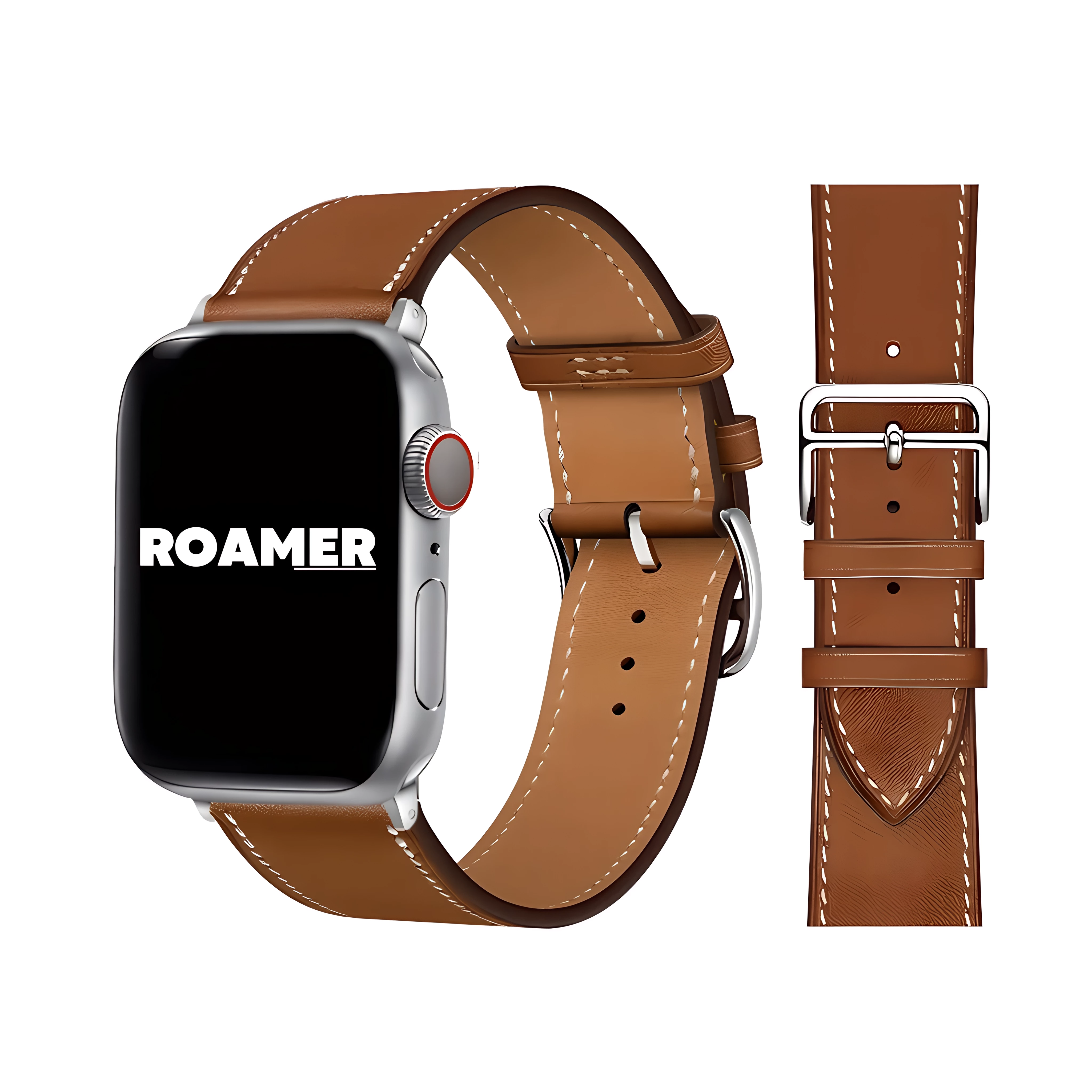 Leather Classic Buckle | Brown
