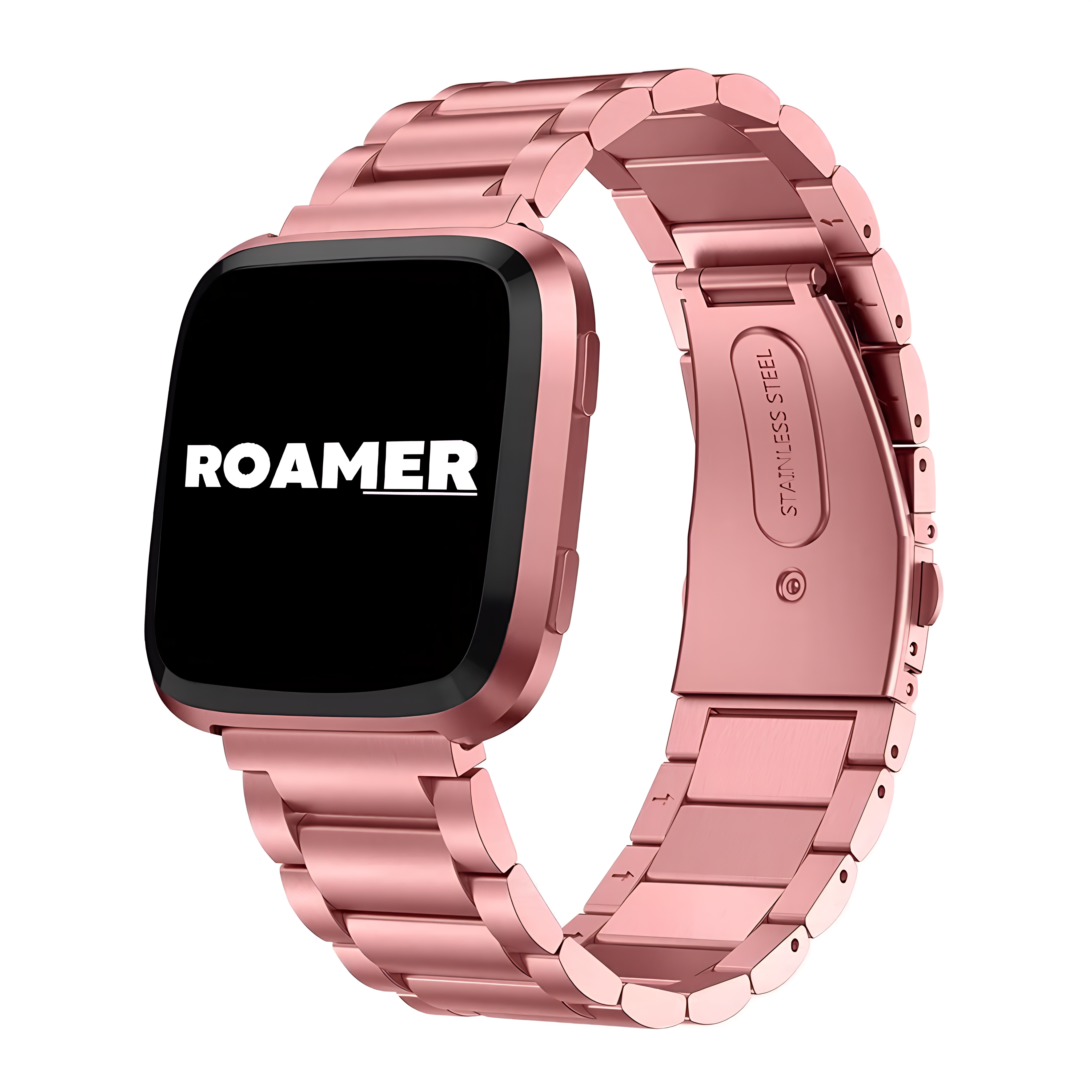 Fitbit Luxury Steel Band | Pink Gold